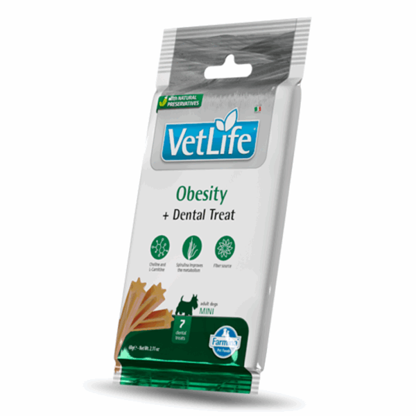 Farmina Dog VetLife Dental Treats Adult Mini Obesity - 60 g