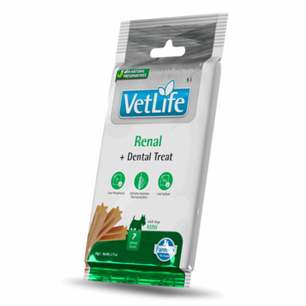 Farmina Dog VetLife Dental Treats Adult Mini Renal - 60g