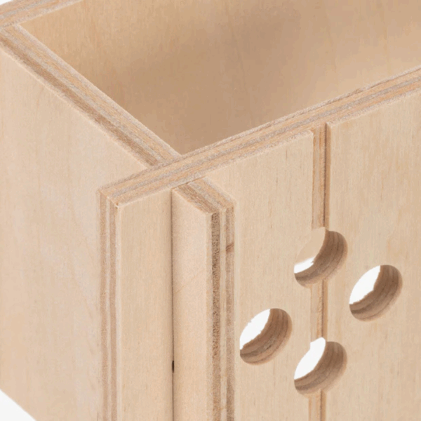 Ferplast Casetta per Criceti in Legno SIN 4641- 12,5 X 7,5 X h 7 cm - immagine 7