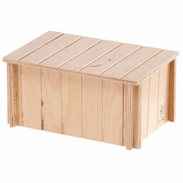 Ferplast Casetta per Porcellini d'India in Legno SIN 4645- 26 X 17,3 X h 13 cm - immagine 5