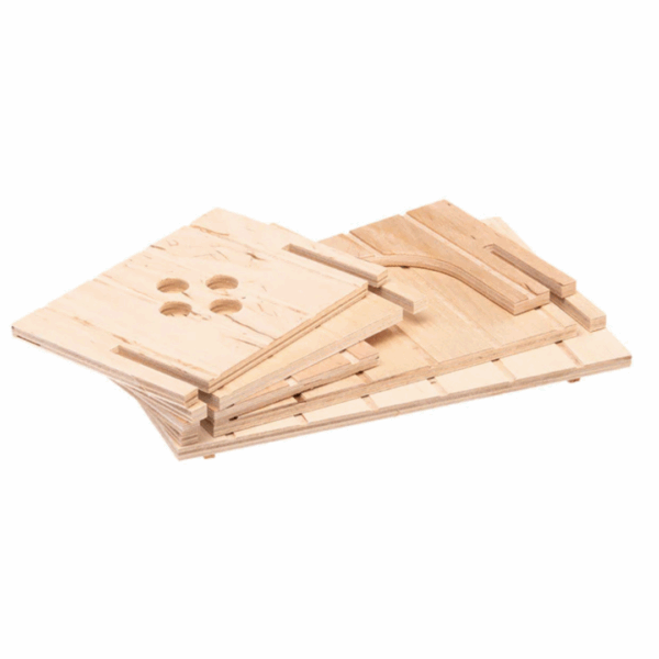 Ferplast Casetta per Porcellini d'India in Legno SIN 4645- 26 X 17,3 X h 13 cm - immagine 8