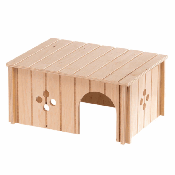 Ferplast Casetta per Conigli in Legno SIN 4646- 33 X 23,6 h 16 cm - immagine 4