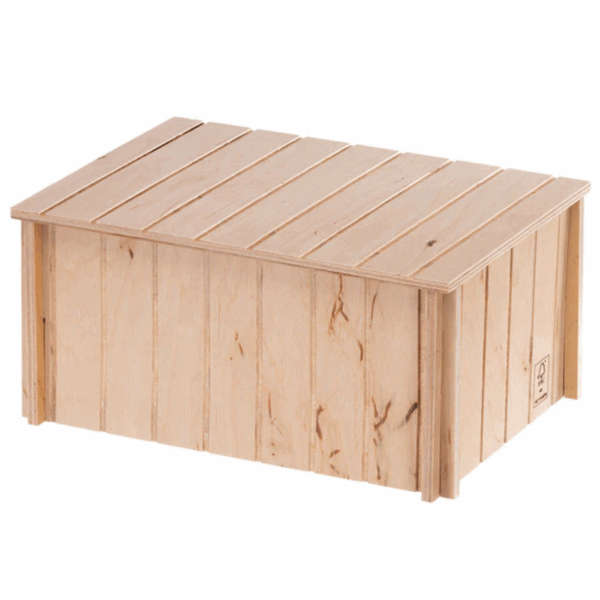 Ferplast Casetta per Conigli in Legno SIN 4646- 33 X 23,6 h 16 cm - immagine 5