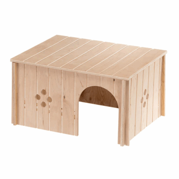 Ferplast Casetta per Conigli in Legno SIN 4647 - 37 X 27,7 X h 20 cm - immagine 4