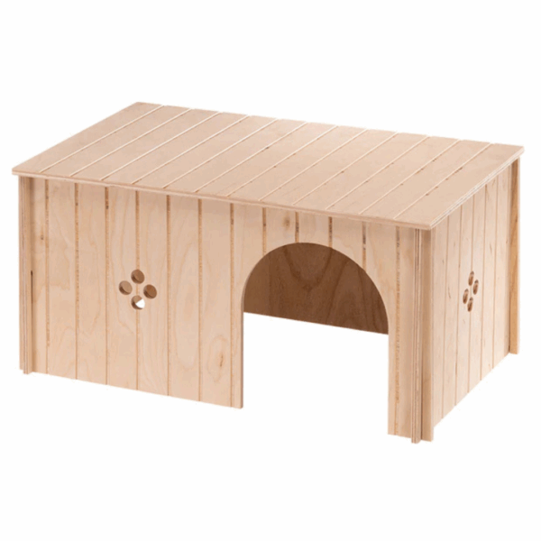 Ferplast Casetta per Conigli in Legno MAXI - 52 X 31 X h 26 cm - immagine 4