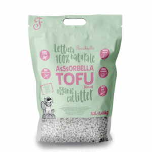 Ferribiella Assorbella Tofu Lettiera 100% Naturale per Gatti Jasmine - 5,5 l