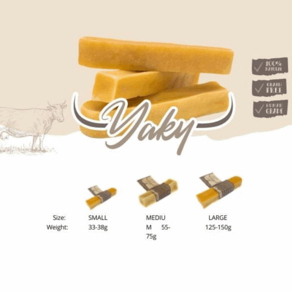 Ferribiella Dog Snack Latte di Yaky Medium - 55-75 g - immagine 3