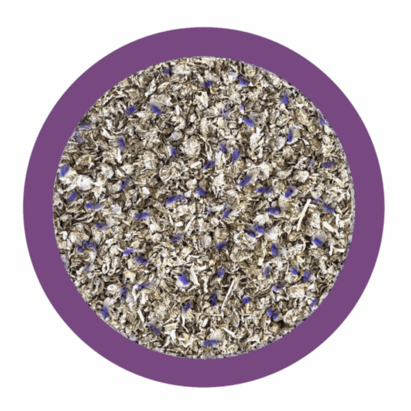 Paglianatura Lettiera Gatti Agglomerante con Fiori di Lavanda - 12 l/5 kg - immagine 3
