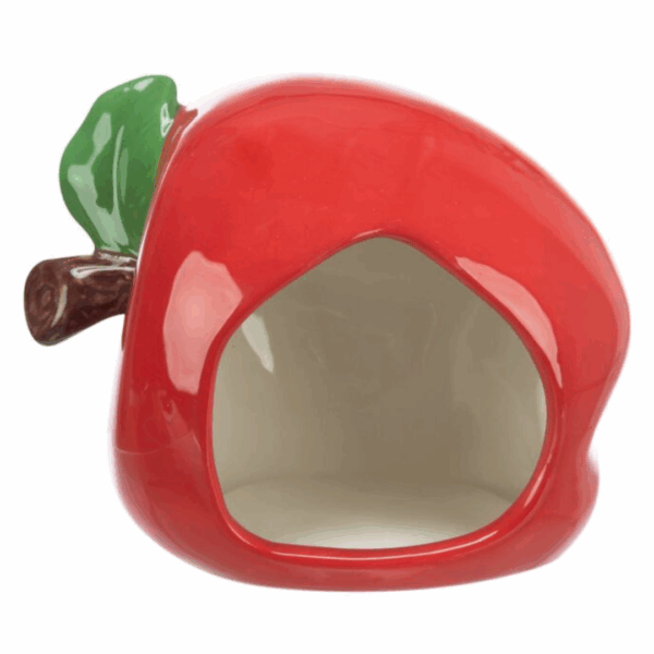 Trixie Casetta in Ceramica Mela Rossa per Roditori