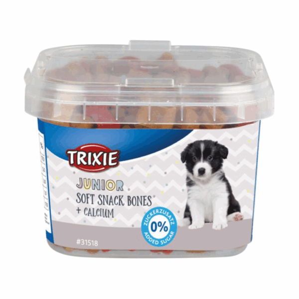 Trixie Dog Junior Soft Snack Bones + Calcium - 140 g