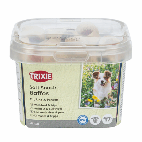 Trixie Dog Soft Snack Baffos con Manzo e Trippa - 140 g - immagine 2